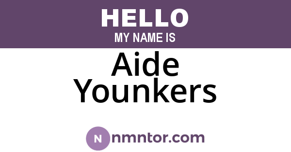 Aide Younkers