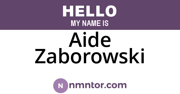 Aide Zaborowski