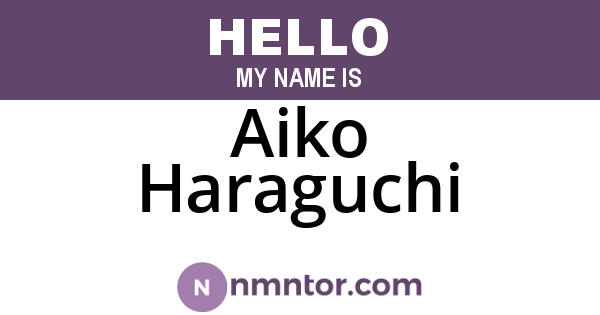 Aiko Haraguchi