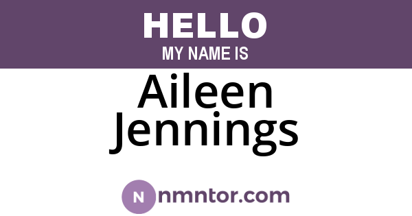Aileen Jennings