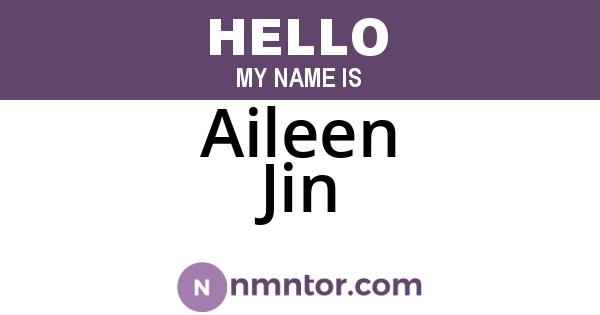 Aileen Jin