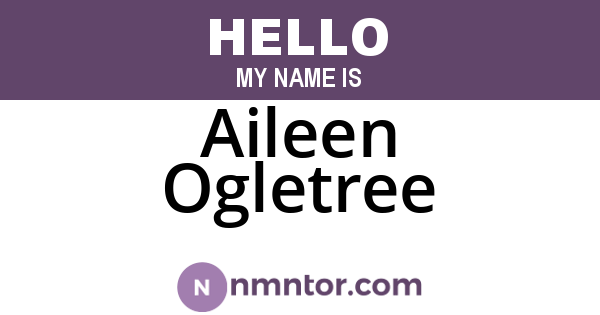 Aileen Ogletree