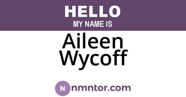 Aileen Wycoff