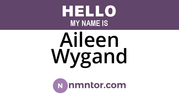 Aileen Wygand