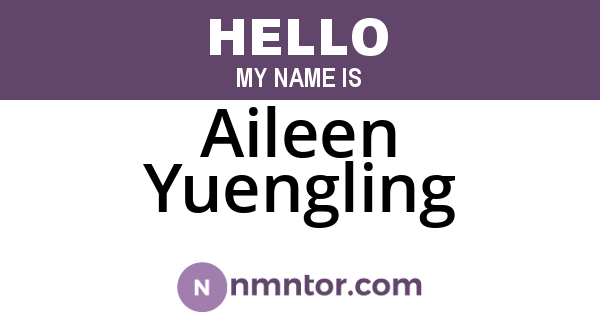 Aileen Yuengling