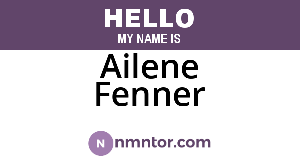 Ailene Fenner