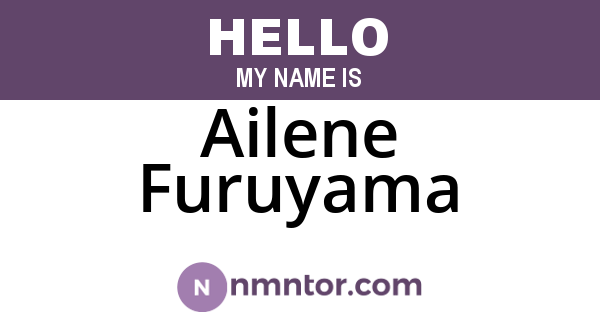 Ailene Furuyama