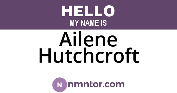 Ailene Hutchcroft