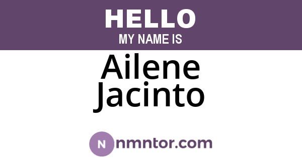 Ailene Jacinto
