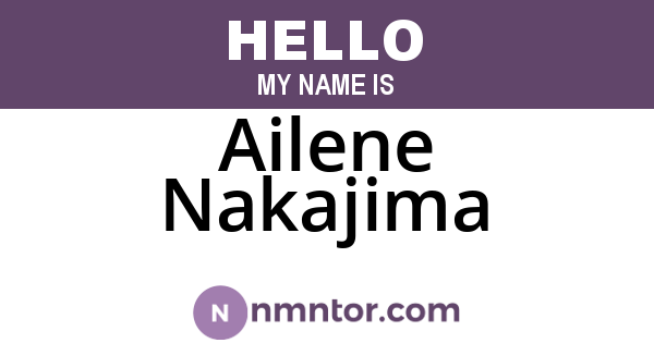 Ailene Nakajima