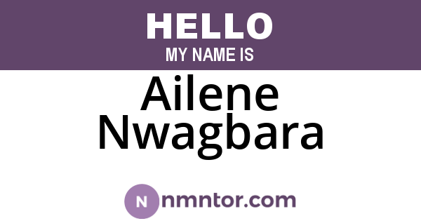 Ailene Nwagbara