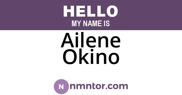 Ailene Okino