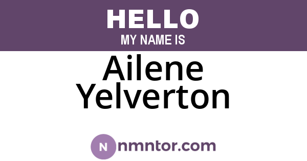 Ailene Yelverton