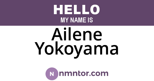 Ailene Yokoyama