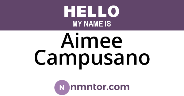 Aimee Campusano
