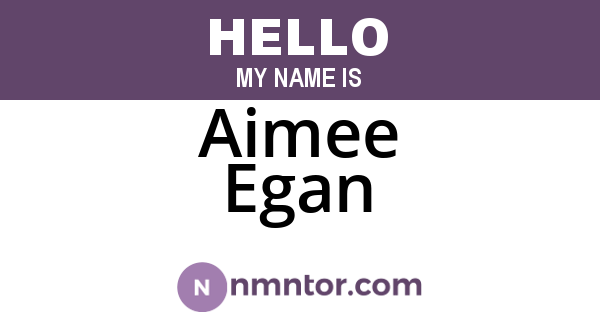 Aimee Egan