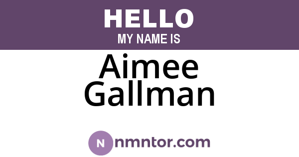 Aimee Gallman