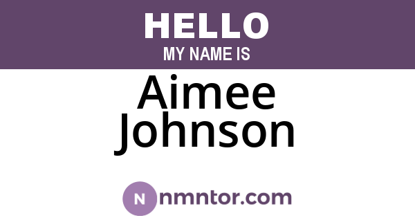 Aimee Johnson