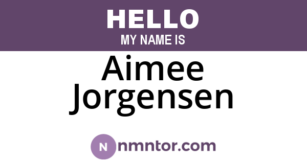 Aimee Jorgensen