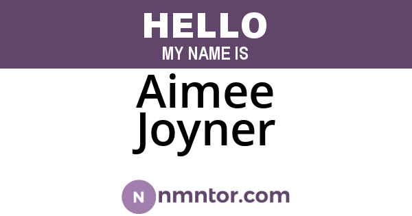 Aimee Joyner
