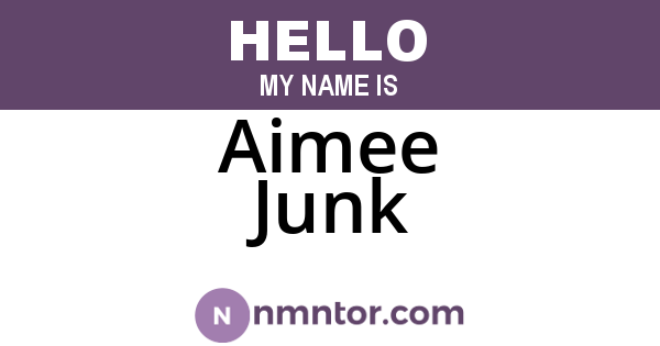 Aimee Junk