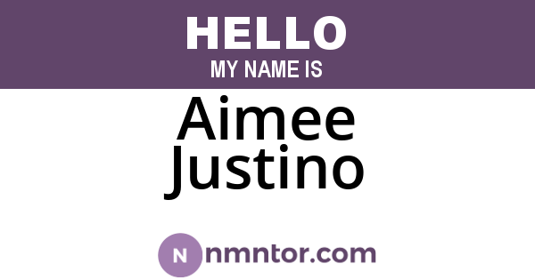 Aimee Justino