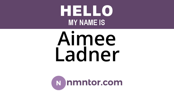 Aimee Ladner