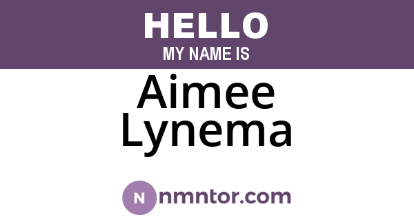 Aimee Lynema