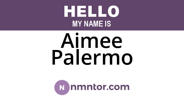 Aimee Palermo