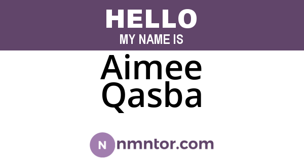Aimee Qasba