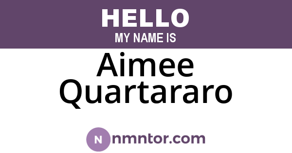 Aimee Quartararo