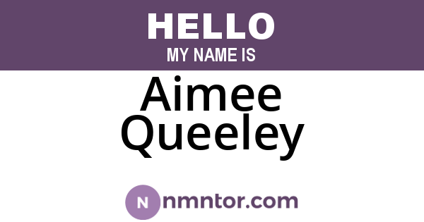 Aimee Queeley