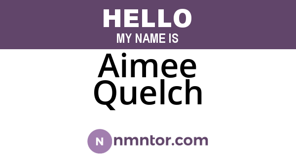 Aimee Quelch