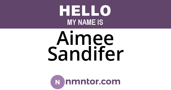 Aimee Sandifer