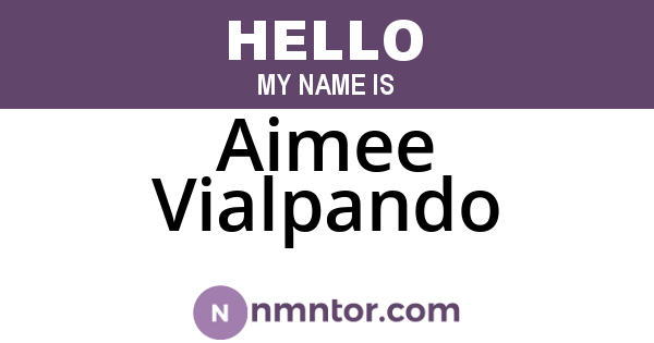 Aimee Vialpando