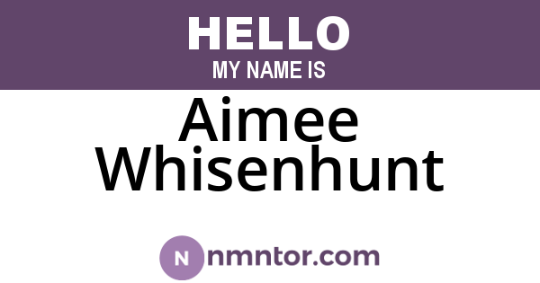 Aimee Whisenhunt