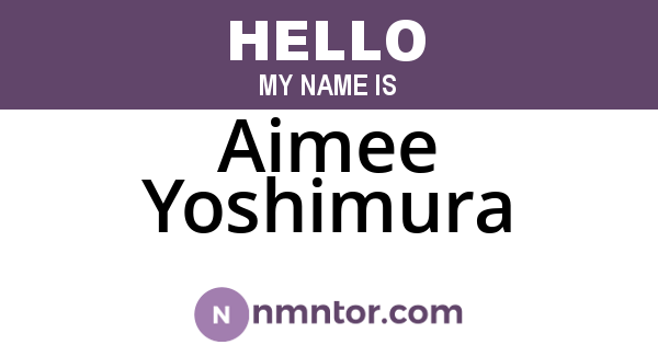 Aimee Yoshimura