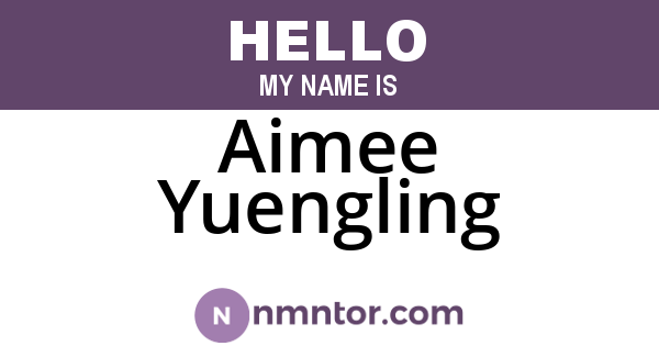 Aimee Yuengling