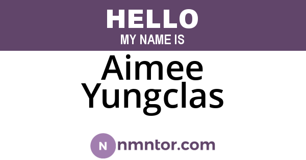 Aimee Yungclas