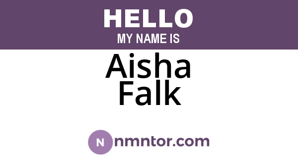 Aisha Falk