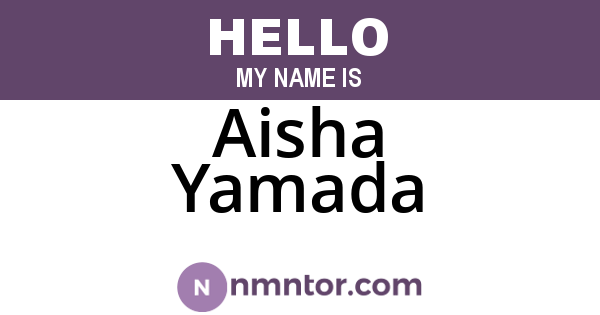 Aisha Yamada