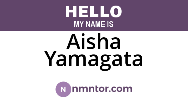 Aisha Yamagata