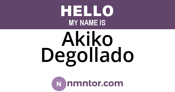 Akiko Degollado