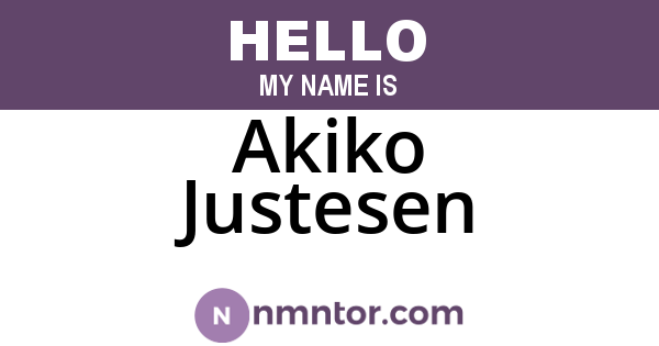 Akiko Justesen