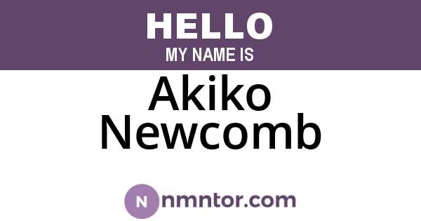 Akiko Newcomb