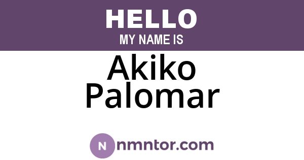 Akiko Palomar