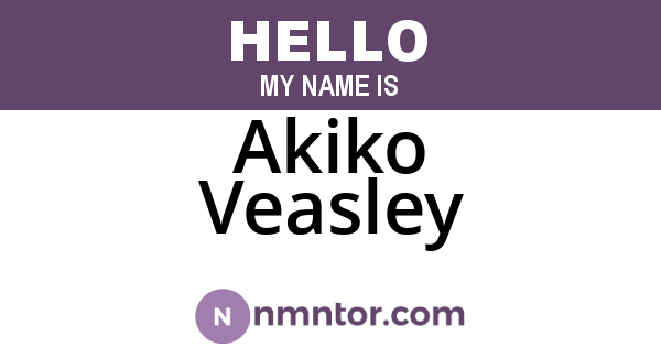 Akiko Veasley