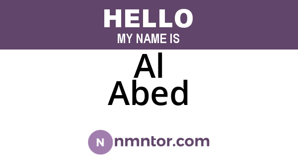 Al Abed