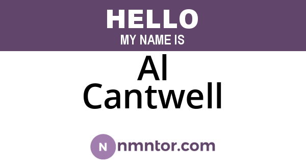 Al Cantwell