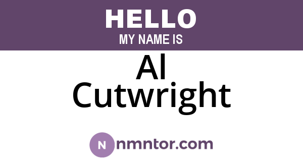 Al Cutwright